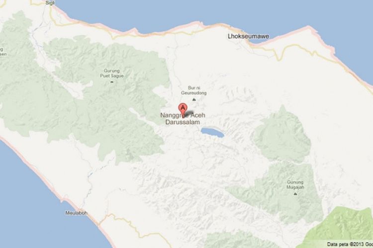 Peta Aceh
