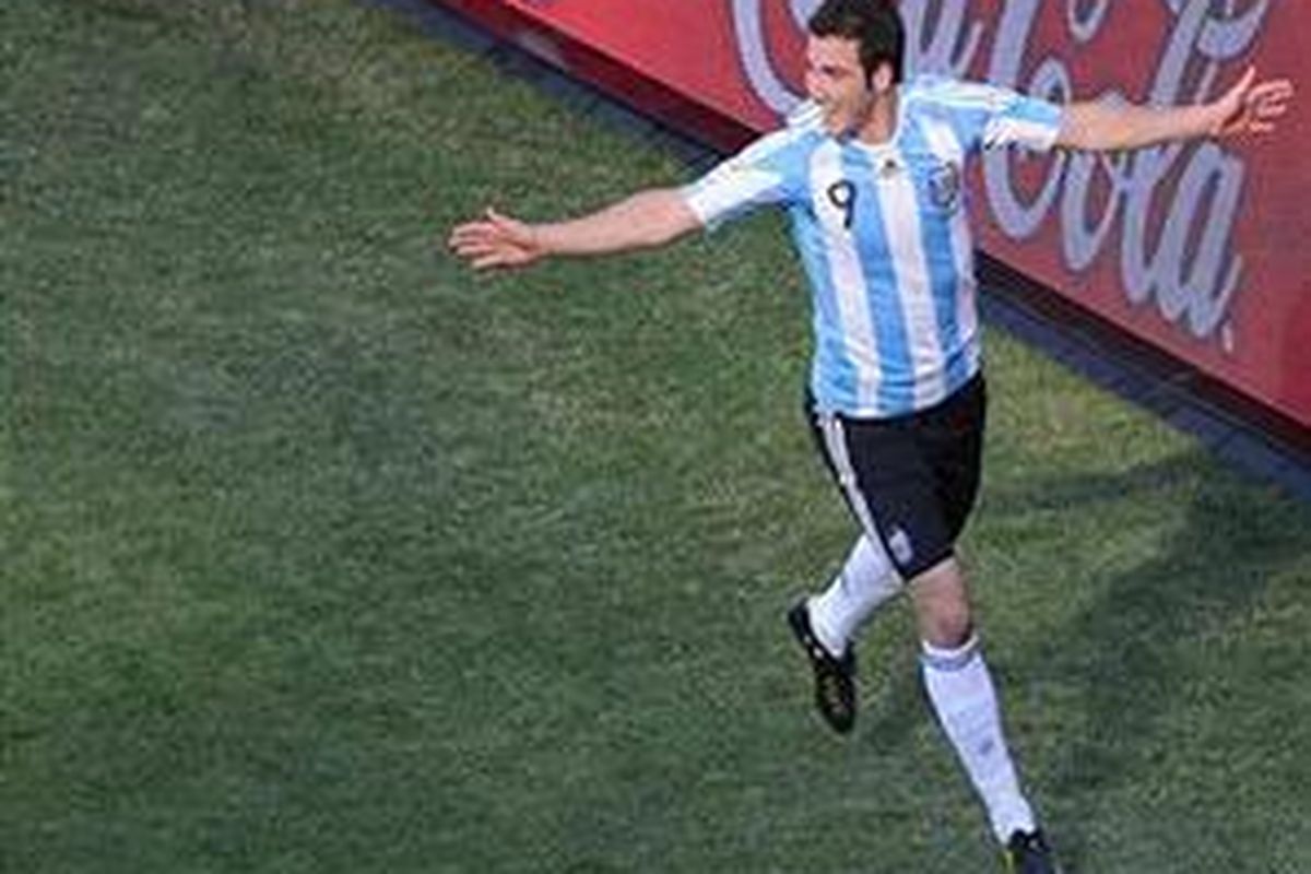Striker Argentina, Gonzalo Higuain.