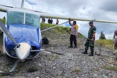 Pesawat yang Tergelincir Dievakuasi, Bandara Aminggaru di Kabupaten Puncak Kembali Beroperasi