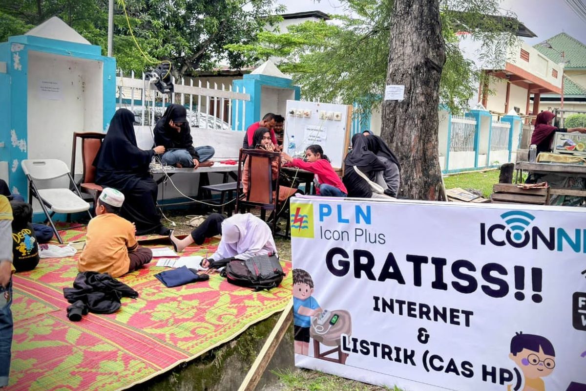 PLN Icon Plus menghadirkan layanan internet gratis di Kantor Perwakilan PLN Aceh. 