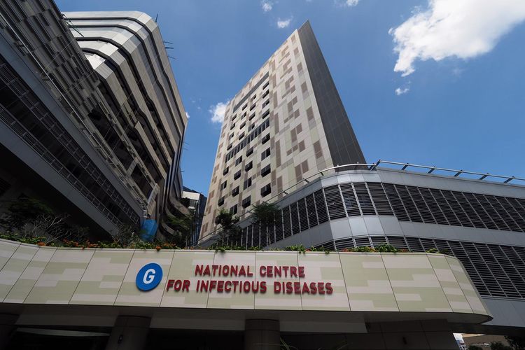 Gedung National Centre for Infectious Diseases di Singapura.