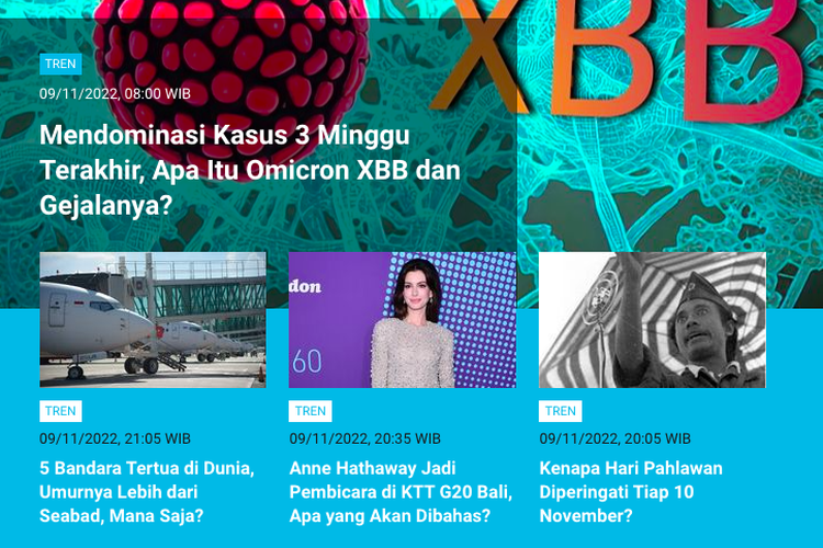 [POPULER TREN] Apa Itu Omicron XBB dan Gejalanya? | Hari Pahlawan 10 November 2022
