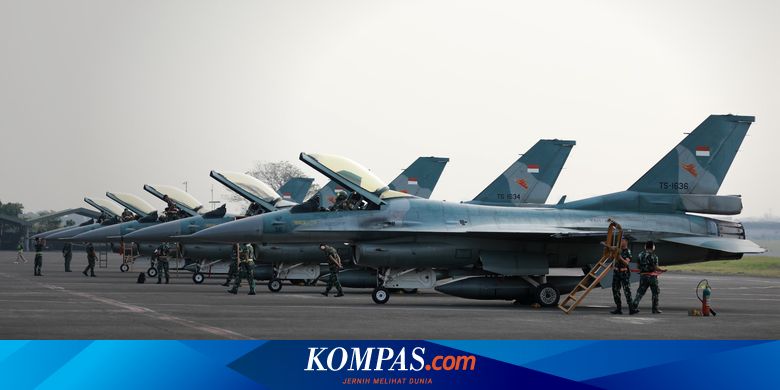 10 Pesawat Tempur F-16 Keluar Kandang untuk Meriahkan HUT Ke-78 RI di Langit Jakarta