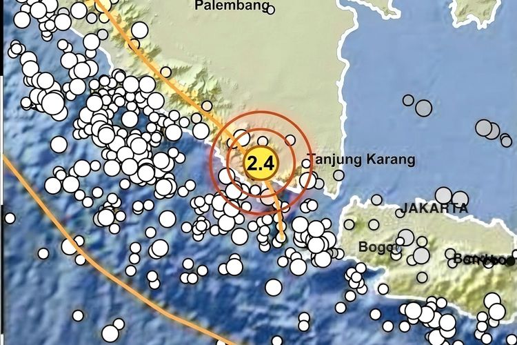 Tiga Gempa Beruntun Guncang Tanggamus Lampung dalam 41 Menit, BMKG Minta Warga Tetap Waspada