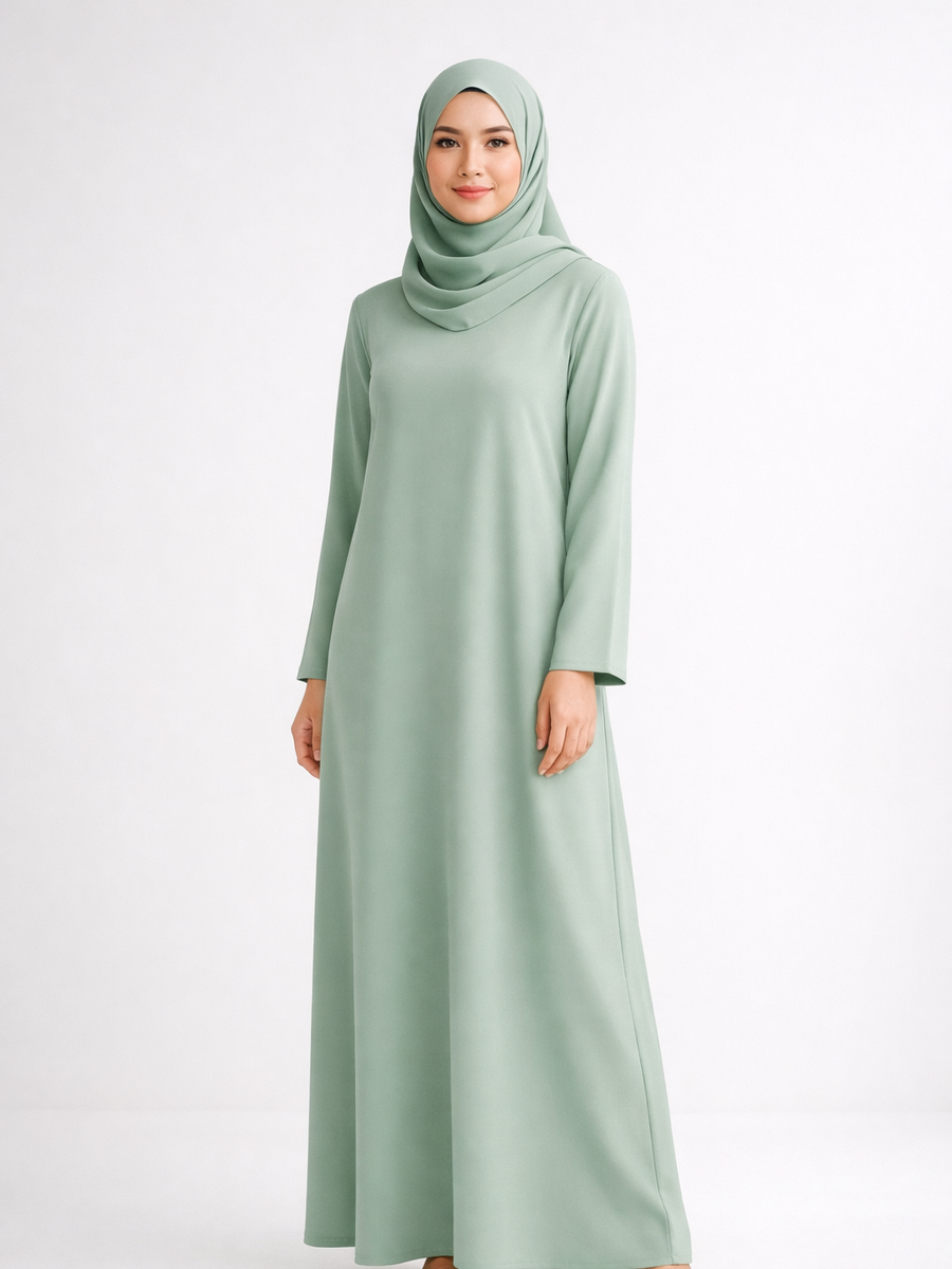 Gamis Minimalis Berwarna Lembut