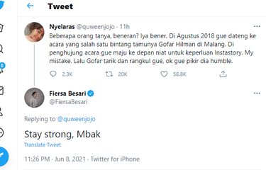 Unggahan Fiersa Besari