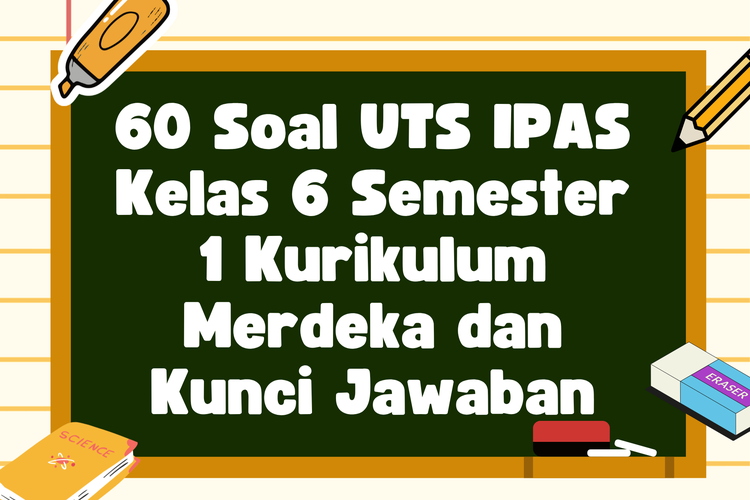 60 Soal UTS IPAS Kelas 6 Semester 1 Kurikulum Merdeka dan Kunci Jawaban
