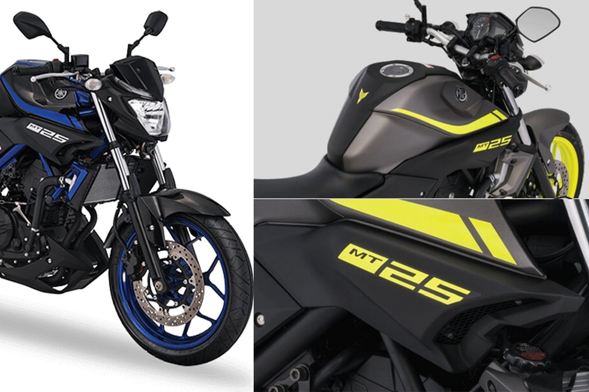 Kelir baru Yamaha MT-25