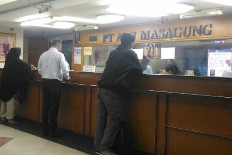 Money Changer PT Ayu Masagung di Kwitang, Jakarta Pusat, Rabu (9/5/2018).