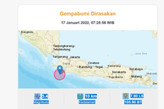 Gempa di Selatan Banten Terjadi Beberapa Detik, Warga Bayah Panik