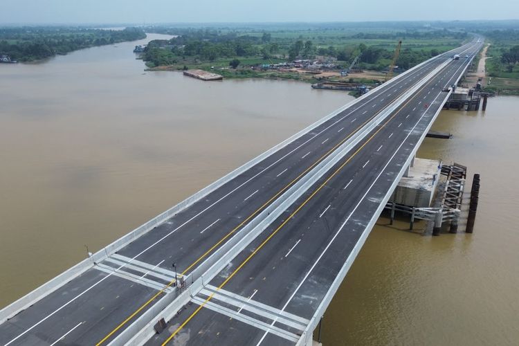 Jembatan Musi V Kantongi SLF, Tol Palembang-Betung Segera Beroperasi