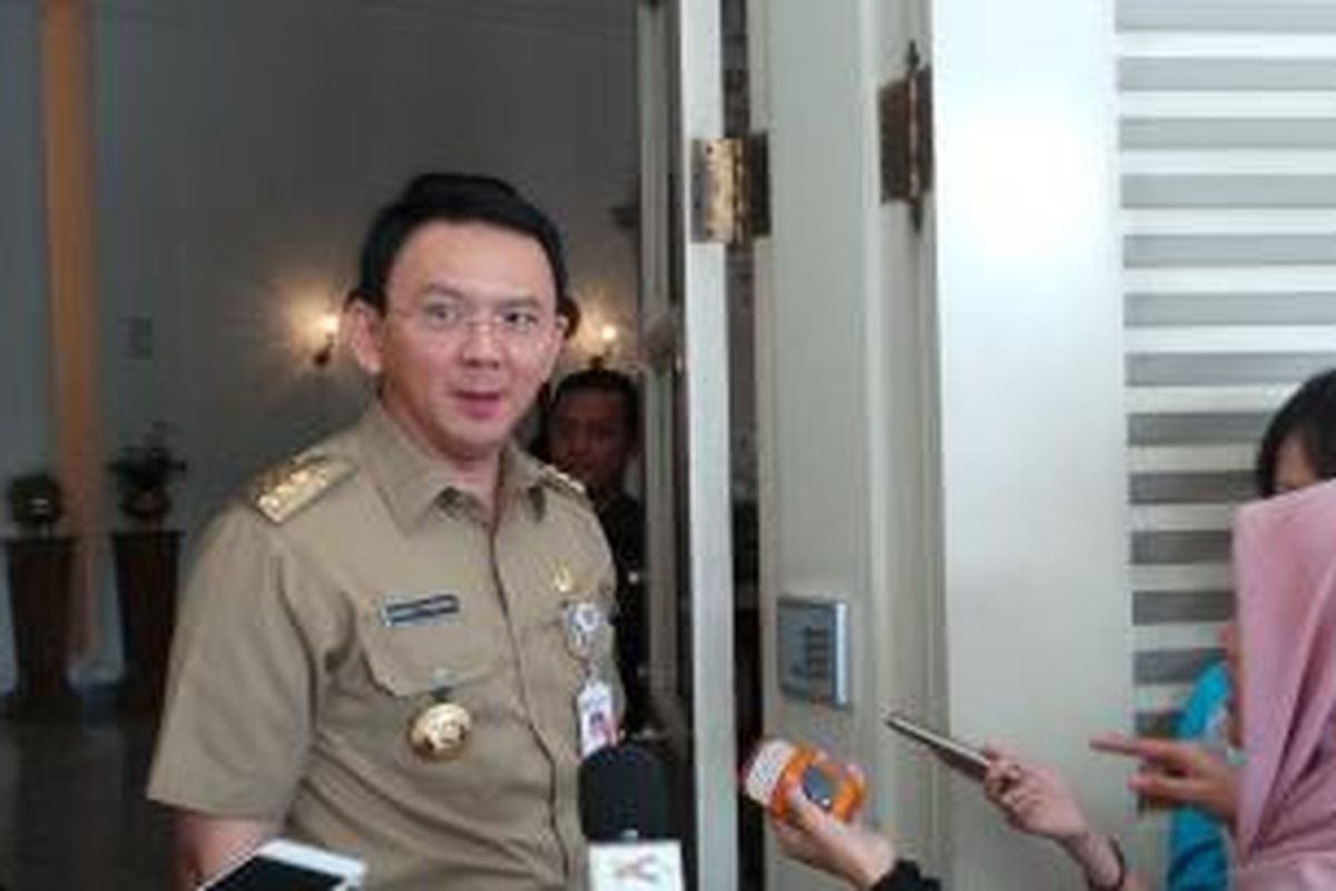 Gubernur DKI Jakarta Basuki Tjahaja Purnama di Balai Kota, Selasa (1/9/2015) pagi. 