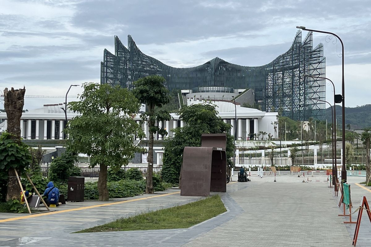 Istana Kepresidenan di Kawasan Inti Pusat Pemerintahan (KIPP), Ibu Kota Nusantara (IKN)