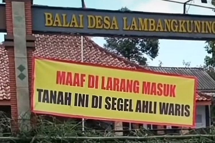 Sengketa 30 Tahun Memanas, Ahli Waris Segel Kantor Desa di Probolinggo