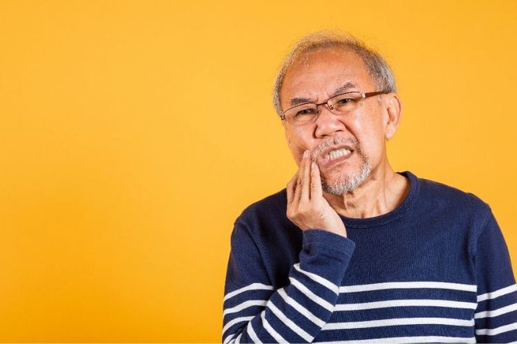 Ilustrasi gangguan sendi TMJ. 