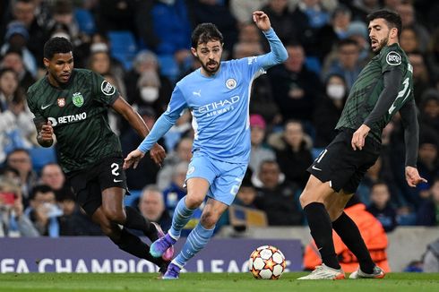 Man City Vs Sporting CP: Pep Mainkan Bek Remaja, 0-0 di Babak Pertama