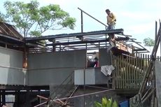 10 Rumah Rusak Diterjang Angin Puting Beliung di Sidrap Sulawesi Selatan