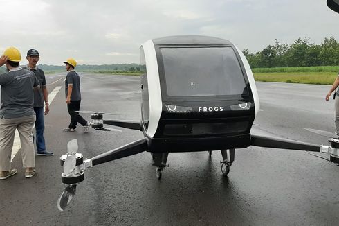Melihat Uji Coba Taxi Drone Berkapasitas 2 Orang Buatan 
