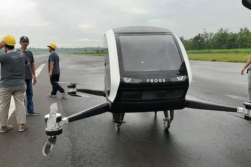 Taxi Drone Buatan “Start Up” Bantul Didesain Angkut 2 Orang dengan Berat 200 Kilogram