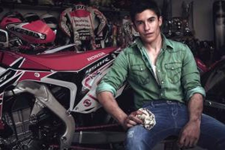 Marc Marquez dan Gas Jeans.