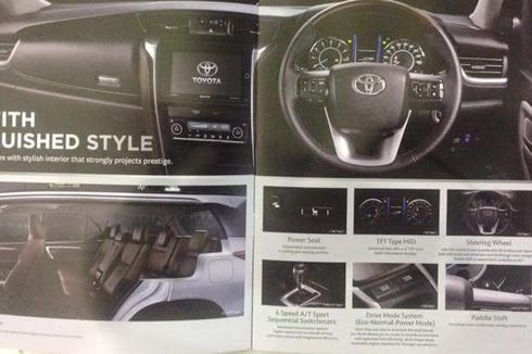 Seperti Ini Interior Toyota “All New” Fortuner