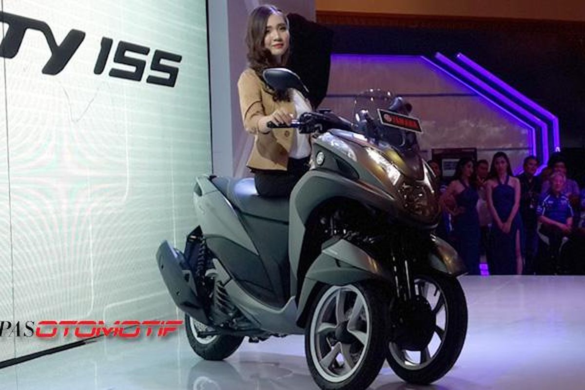 Yamaha Tricity 155 meluncur di Indonesia.