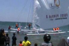Terbalik, Lima Perahu Peserta Festival Sandeq Race Gagal Masuk Finis