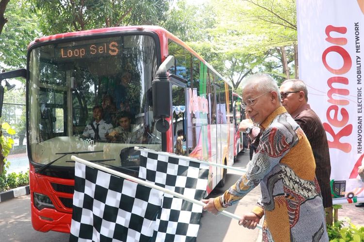 Perkuat Konektivitas, PPK Kemayoran Uji Coba Shuttle Bus Gratis