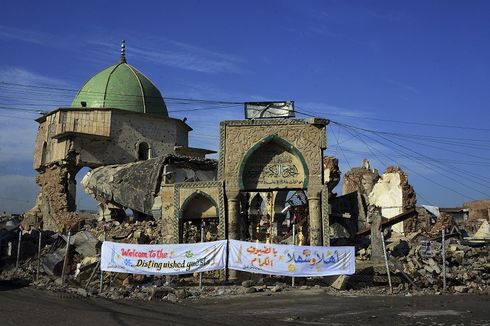 Irak Mulai Bangun Kembali Masjid Raya Mosul yang Dihancurkan ISIS
