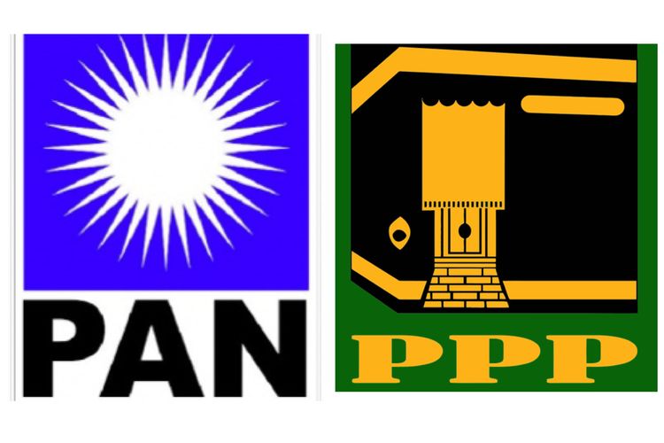 Logo partai PAN dan PPP