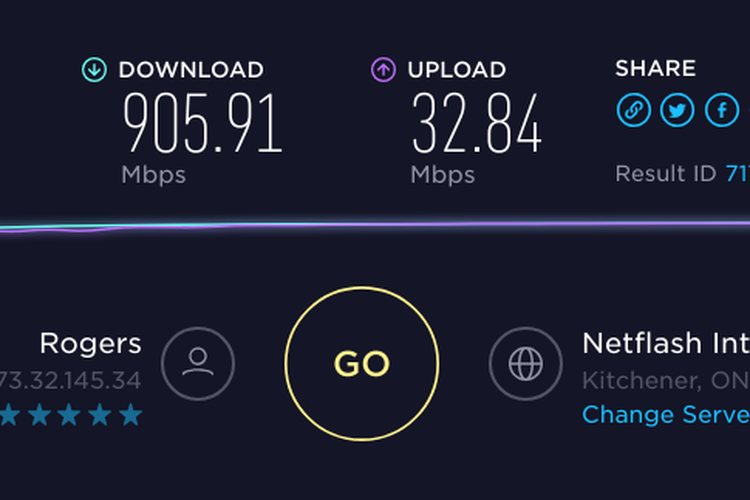 Aplikasi Speedtest