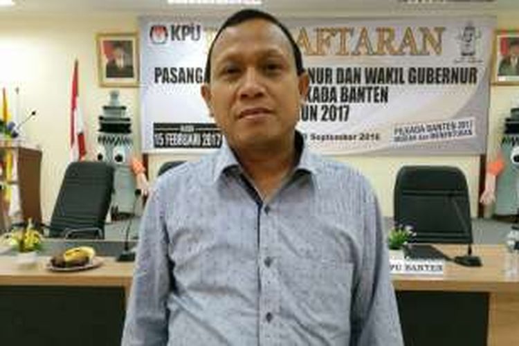 Ketua KPU Provinsi Banten Agus Supriyatna