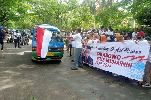 Sejumlah Orang di Bandung Dukung Prabowo dan Muhaimin untuk 2024