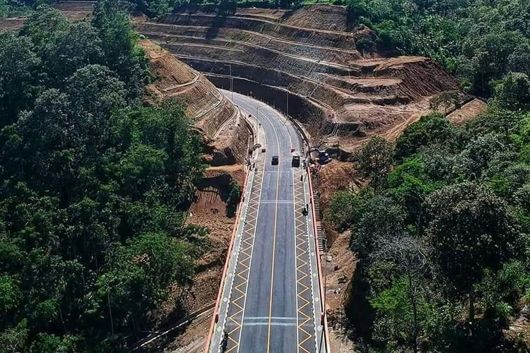 Pembangunan jalan pintas dari ruas Mengwitani-Singaraja sepanjang 12,76 kilometer di Bali.