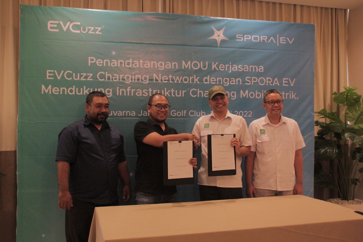 Spora EV dan EVCuzz berkolaborasi untuk meningkatkan infrastruktur kendaraan listrik