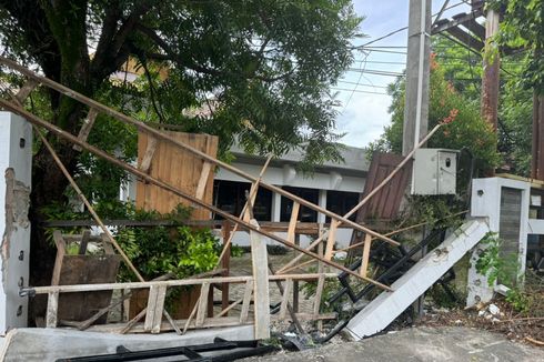 Polisi Mabuk Mengebut Bawa Fortuner, Tabrak Kantor Dinas Peternakan