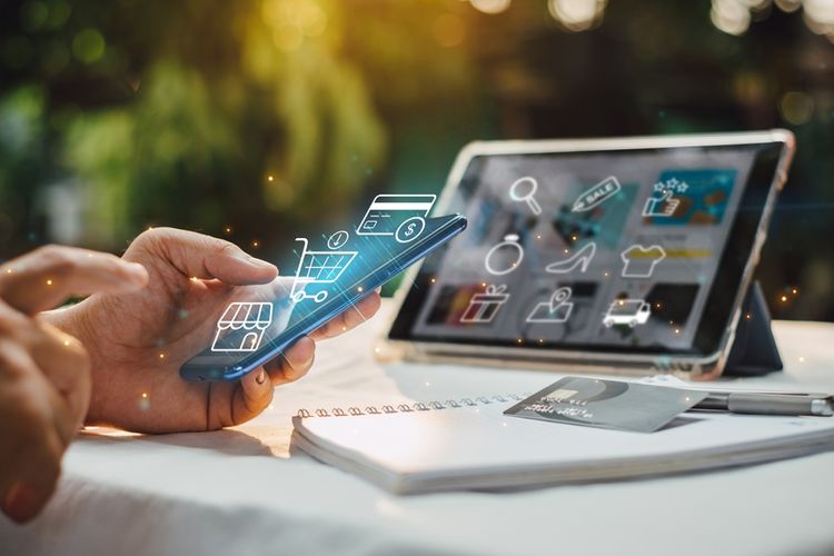Ilustrasi e-commerce.