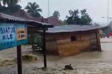Banjir Bandang Terjang Lahat, 1 Rumah Hanyut dan Ratusan Terendam