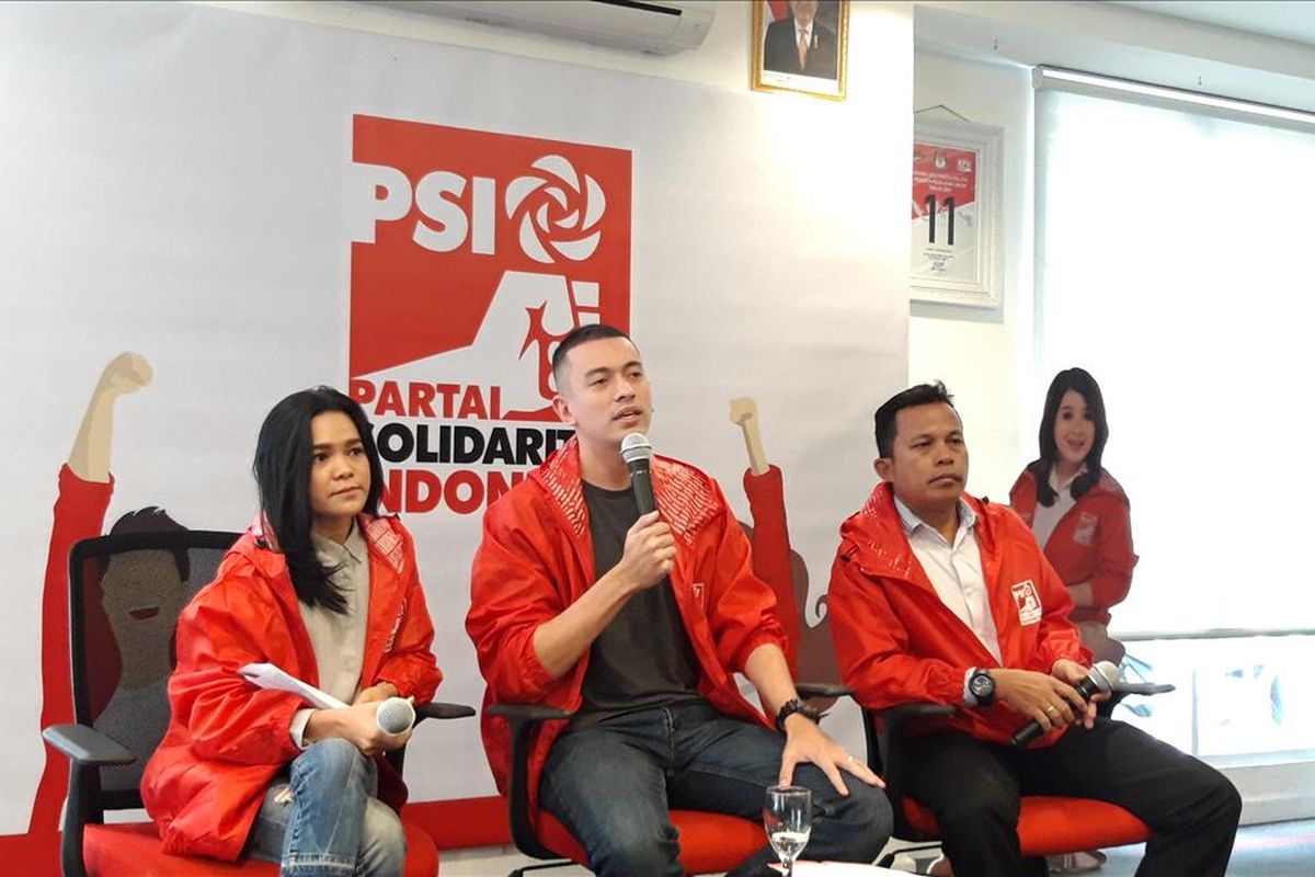 Konferensi Pers mendorong pengawasan pemilihan Wagub DKI Jakarta, di kantor DPP PSI DKI Jakarta,5 Tanah Abang, Jakarta Pusat