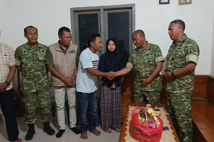 Selesai dengan Damai, Kodim Lamongan Kunjungi Kediaman Korban Tabrak Lari di Ngimbang