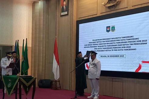 Nurdin Resmi Jabat Pj Wali Kota Tangerang Banten