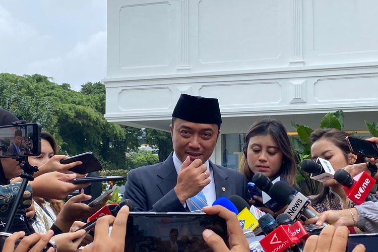 Menteri Sekretaris Negara (Mensesneg) Prasetyo Hadi di Kompleks Istana Kepresidenan Jakarta Pusat, Rabu (28/1/2026). 