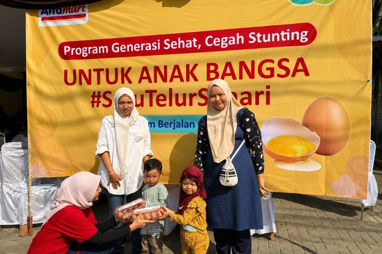 Alfamart Perluas Program Satu Telur Sehari dan Gelar Edukasi Gizi untuk Lengkapi Intervensi Stunting