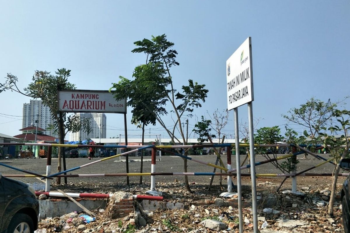 Kondisi Kampung Akuarium, Penjaringan, Jakarta Utara, Rabu (9/10/2019)