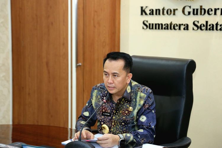 Penjabat (Pj) Gubernur Sumatera Selatan (Sumsel) Agus Fatoni. 