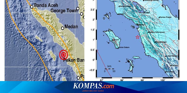 Gempa 5 8 Sr Di Padang Sidempuan Tidak Berpotensi Tsunami