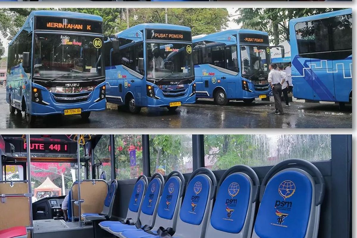 Bus baru Trans Padang
