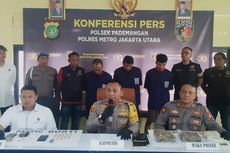 Simpan Sabu-sabu dan Ganja di Dalam Kos, Tiga Pria di Pademangan Ditangkap