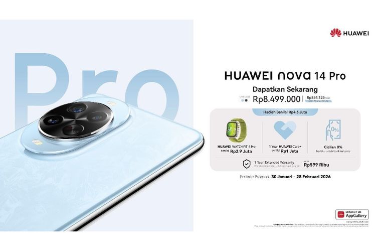 HUAWEI resmi luncurkan nova 14 Pro di Indonesia 