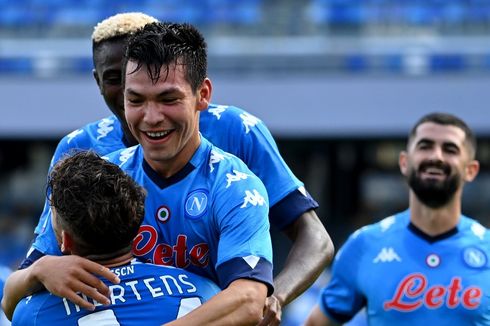 Napoli Menang di Liga Europa, Laga Tak Mudah di Tengah Duka Kepergian Maradona